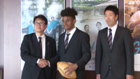 ７人制ラグビー日本代表候補が表敬訪問