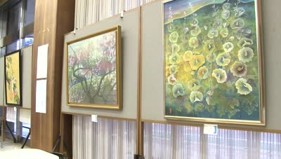 別府やさしい日本画教室展