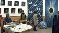 田中雅夫さん藍染め展
