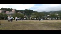 亀川地区で避難訓練