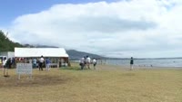 関の江海水浴場海開き