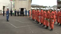 消防救助隊を市長が激励