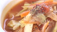 健康レシピ～食物繊維で糖尿病予防！ ～野菜たっぷりミネストローネ