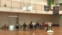 車椅子ツインバスケで交流