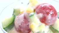 健康レシピ～夏休みに家族で作ろう！親子クッキング～ヨーグルトサラダ