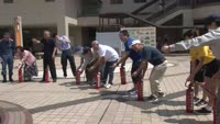 南部地区公民館で自主防災訓練