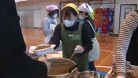 点取りカレーで激励会
