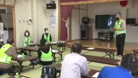 亀川地区防災士会研修会と防災備品交付