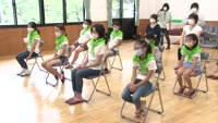 荘園みどりの少年団結団式