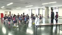 別府市幼年消防クラブ入会式