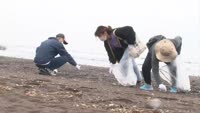 関の江海岸で清掃活動