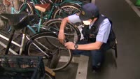 自転車施錠で盗難防止を