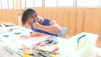 市子連 夏休み絵画教室