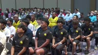 県民スポーツ大会 別府市選手団結団式
