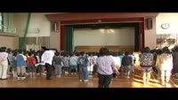 後期の始業式　（藤原小学校）