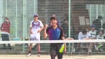 日出町で中学男子ソフトテニス大会