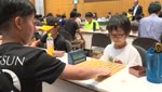別府で小中学生将棋大会