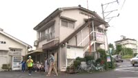 上田の湯町で災害避難訓練