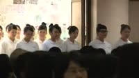 看護科で戴帽式