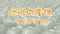 地域の産物～冬至かぼちゃ