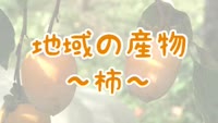 地域の産物～柿