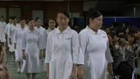 看護科で戴帽式