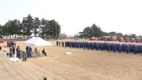 別府市消防団春季訓練
